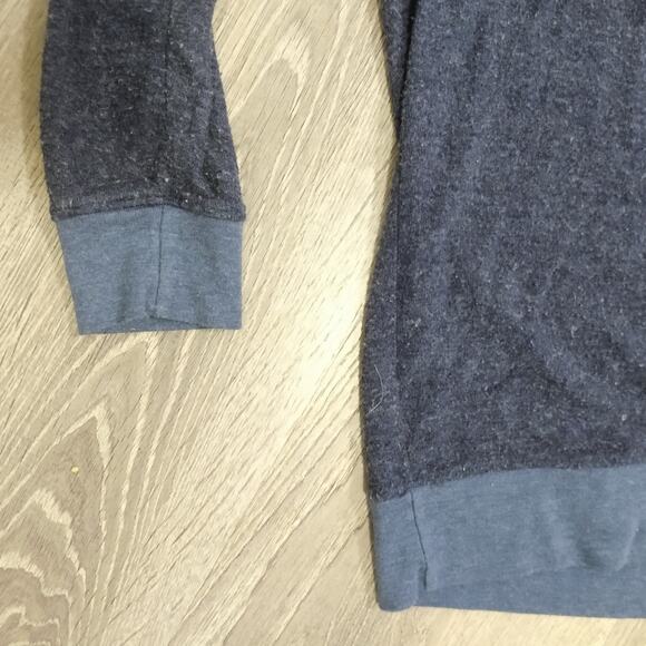 Wildfox "Day Off List" Oversized Blue Sweater Size XS | Eat Pizza For Breakfast - Picture 4 of 7